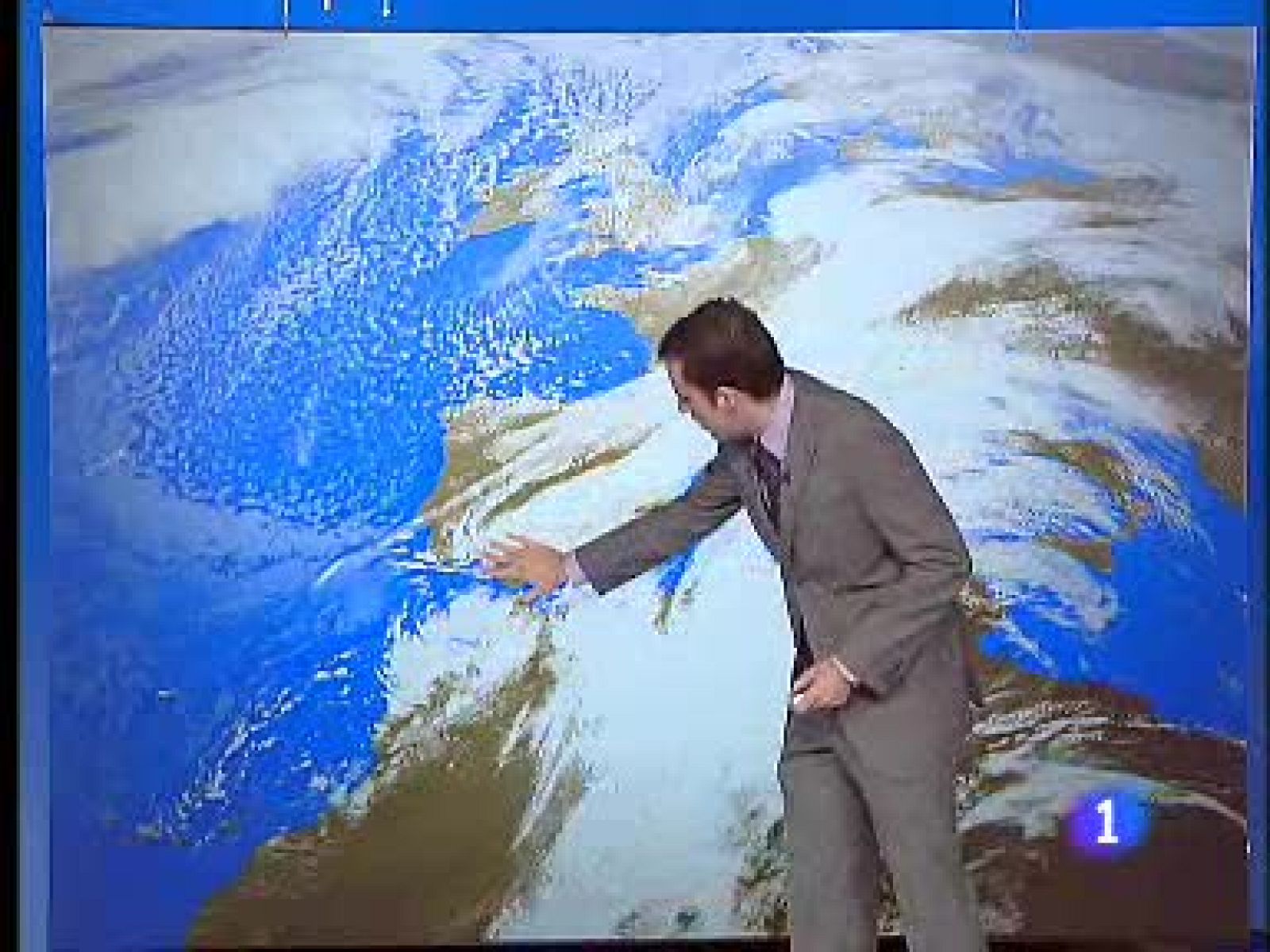 Lluvias y nevadas en la península