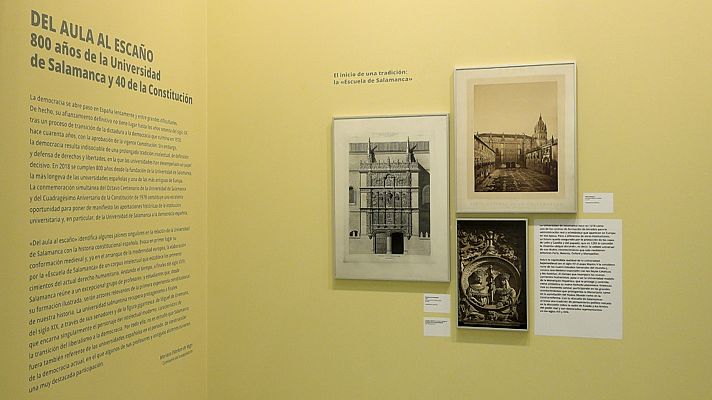 800 USAL - 'Del aula al escaño', la exposición que refuerza el vínculo entre la USAL y el nacimiento de la democracia.