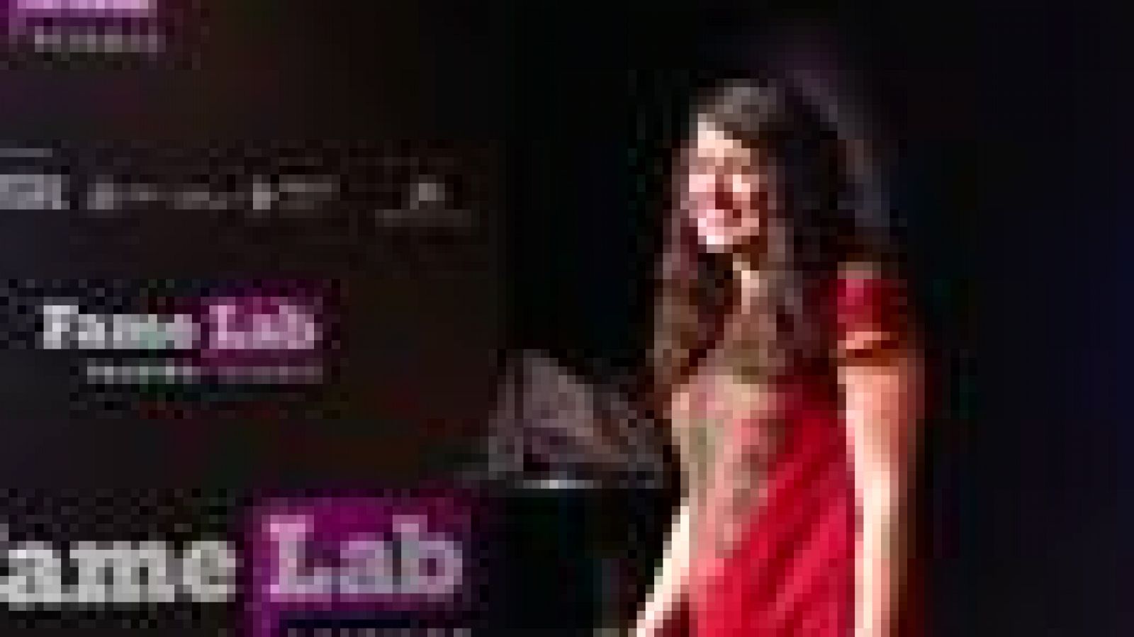 Raquel Medialdea, con su monólogo "Un virus llamado Ébola", ha quedado en tercera posición del certamen nacional FameLab de monólogos científicos. Imágenes cedidas por la Fundación Española para la Ciencia y la Tecnología (FECYT).