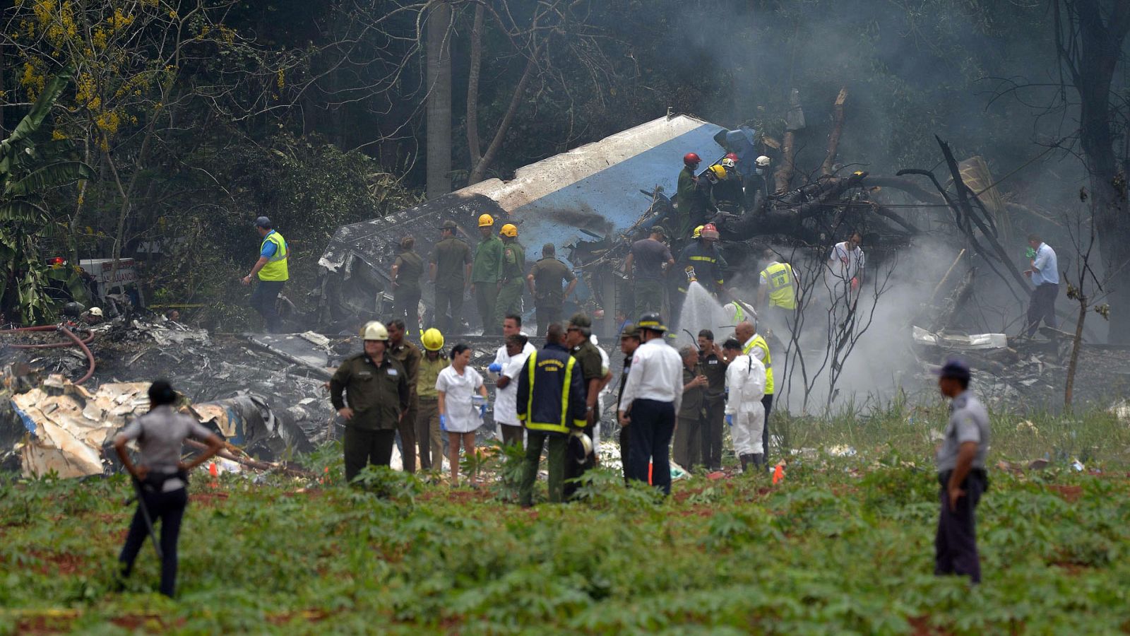 Un avión de Cubana de Aviación se estrella cerca de La Habana con 113 personas a bordo