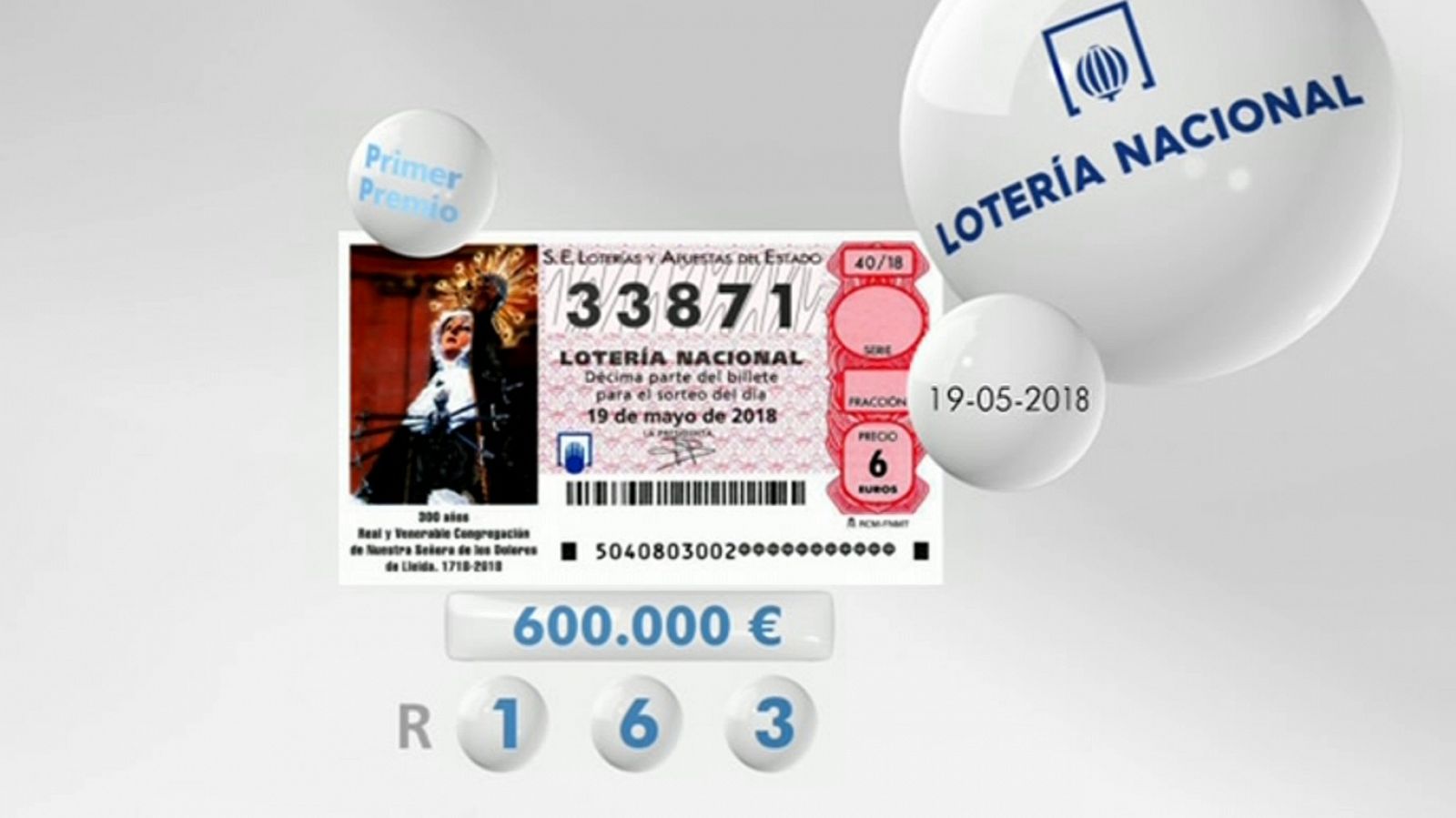 Loterías: Lotería Viajera - 19/05/18 | RTVE Play
