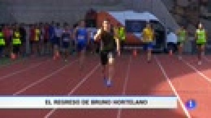 Telediario 1 - Bruno Hortelano regresa con su mejor marca personal en 400 metros