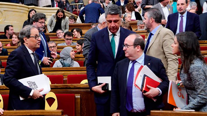 Reacciones de los partidos políticos a la carta del Gobierno a la Generalitat