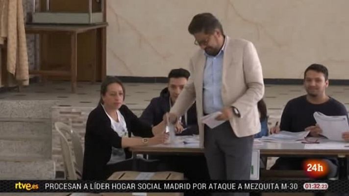 A una semana de las elecciones en Colombia, el candidato opuesto al plan de paz lidera las encuestas