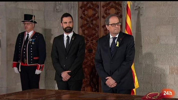 Parlamento - Toma de posesión de Torra