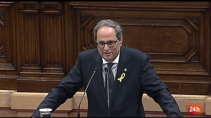 Parlamento - Investidura de Torra