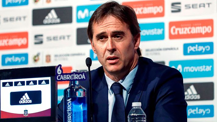 Lopetegui: "Morata no ha venido porque hay otro compañero que nos ha convencido más"