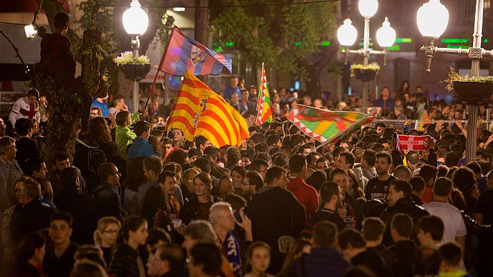 El Huesca logra un ascenso histórico a Primera