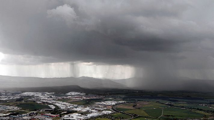 Lluvias localmente fuertes en Cataluña y este del Sistema Ibérico   