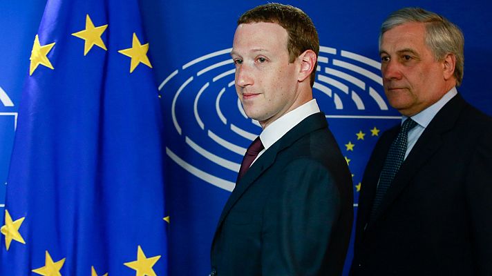 Zuckerberg comparece ante el Parlamento Europeo