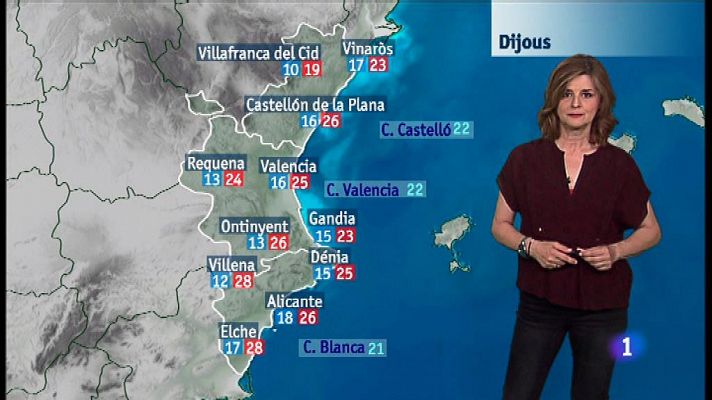 L'informatiu - Comunitat Valenciana - El tiempo en la Comunidad Valenciana - 23/05/18