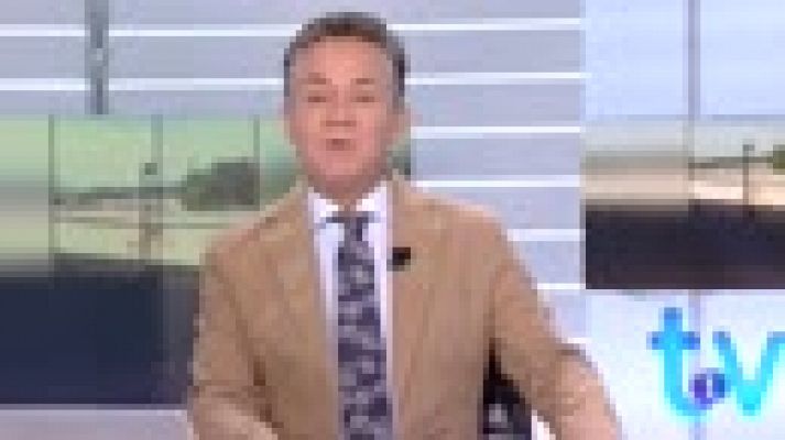 Telediario 1 - Tito Rabat da el susto en Montmeló