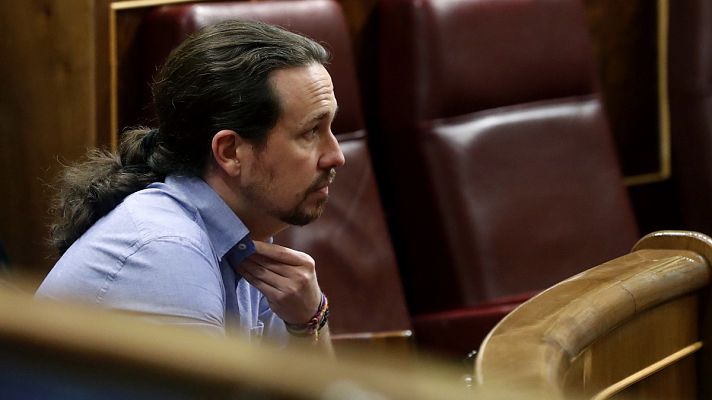 Telediario 1 - Iglesias afirma que dimitirá si hay una baja participación de las bases en la consulta sobre su chalet