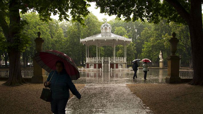 Fuertes tormentas en Andalucía, Galicia, Cantábrico y Extremadura