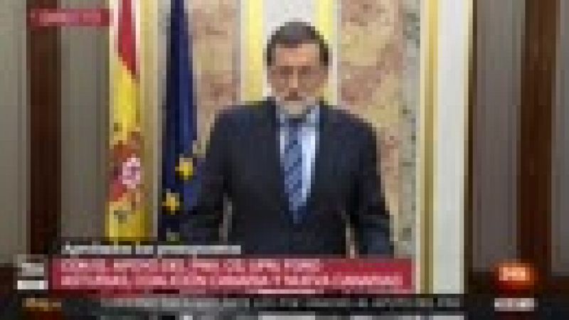 Rajoy asegura que no le consta que se vaya a formar un Govern en Cataluña