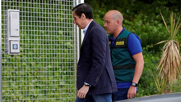 Telediario 1 - La UCO registra el despacho de Zaplana en Madrid en el marco de la Operación Erial