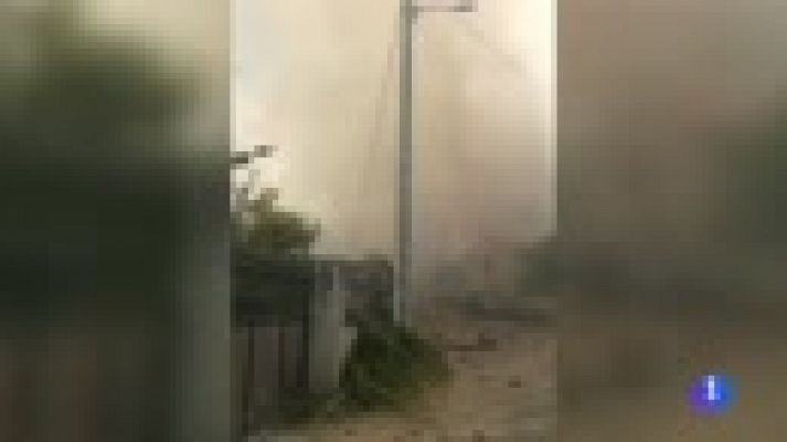 Telediario 1 - La explosión de Tui se ha oído a 50 kilómetros a la redonda: "Pensamos que era un tormenta"
