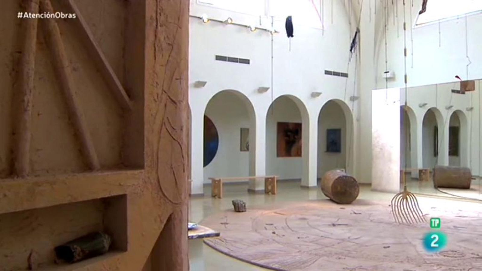 Atención obras - Décimo aniversario "Espai Guinovart "