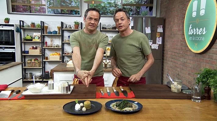 Torres en la cocina - Bacalao con almejas y coulant de pistacho