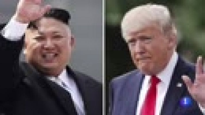 Telediario 1 - Trump anula la cumbre concertada con Kim Jong-un
