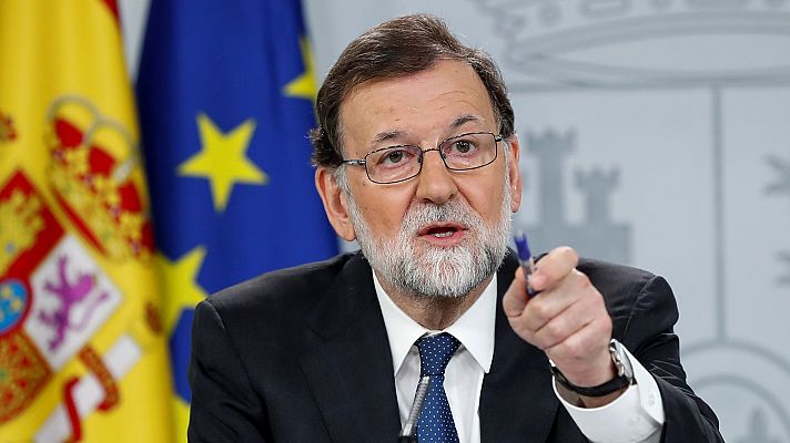 Telediario 1 - Rajoy acusa a Sánchez de querer gobernar "a cualquier precio"