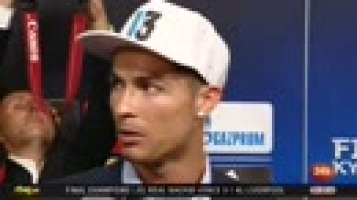 Cristiano Ronaldo, en zona mixta: "No era el día para desahogarme"