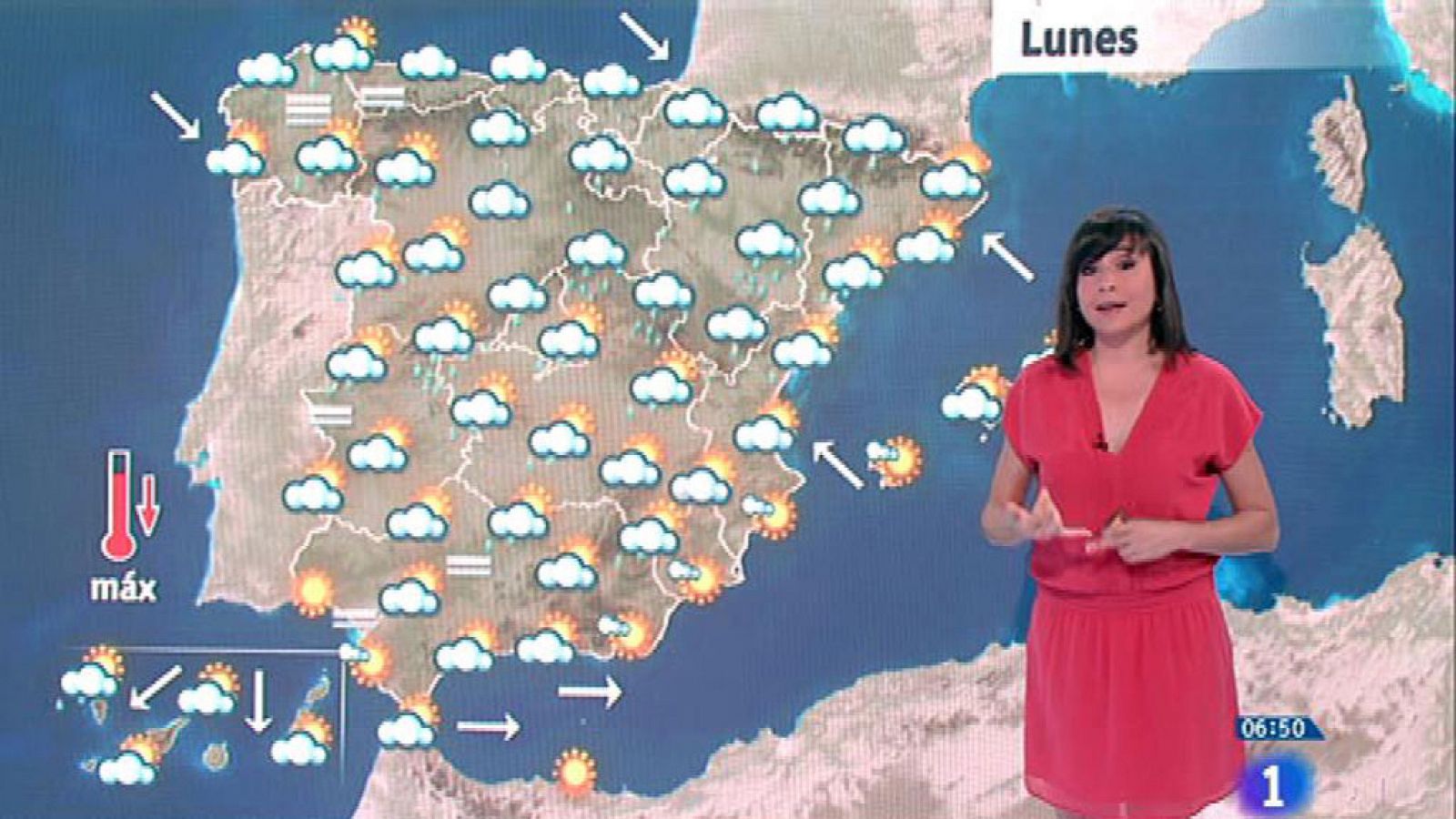 El Tiempo | Este lunes habrá lluvias en casi toda España, salvo en el sur y Canarias