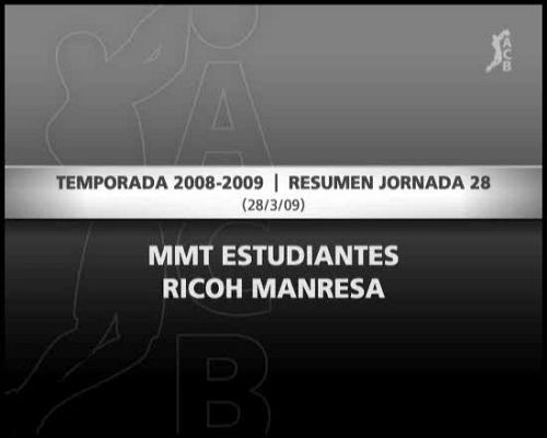 Baloncesto en RTVE - Estudiantes 86-65 Manresa