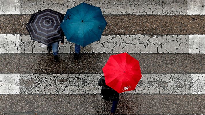 Chubascos o tormentas localmente fuertes en zonas del cuadrante noreste peninsular