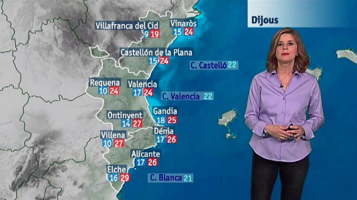 L'informatiu - Comunitat Valenciana - El tiempo en la Comunidad Valenciana - 30/05/18