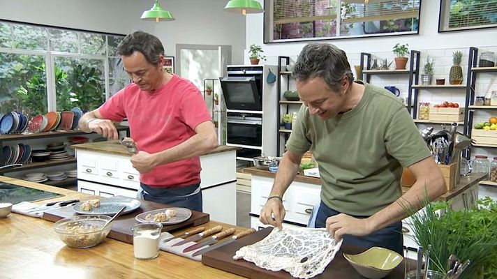 Torres en la cocina - Albóndigas de pollo y barquillos