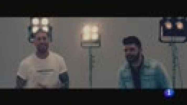 Telediario 1 - Sergio Ramos lanza con Demarco la canción de la selección
