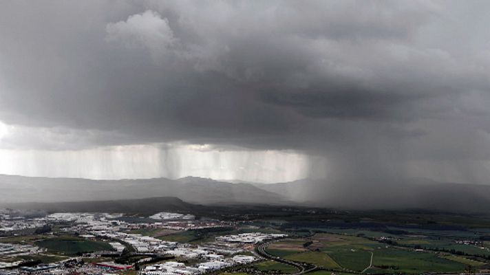 Tormentas en norte peninsular y ascenso generalizado de las máximas