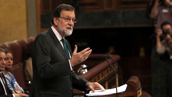 Rajoy a Podemos sobre los Presupuestos: "se los van a tener que comer con patatas"