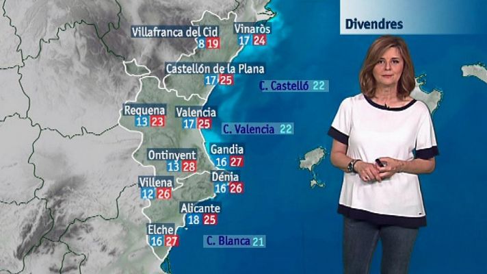 L'informatiu - Comunitat Valenciana - El tiempo en la Comunidad Valenciana - 31/05/18