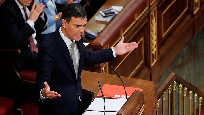 Sánchez será presidente gracias al apoyo de Podemos y los nacionalistas