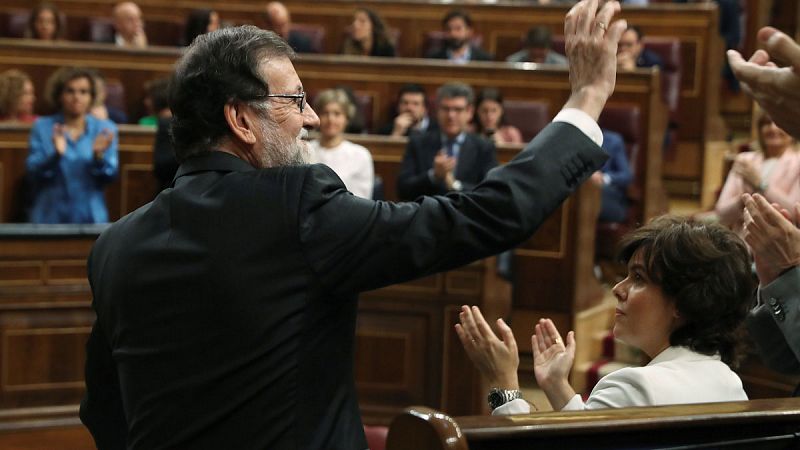 Rajoy: "Ha sido un honor dejar una Espaa mejor de la que encontr"