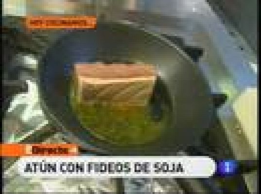 Atún con fideos de soja