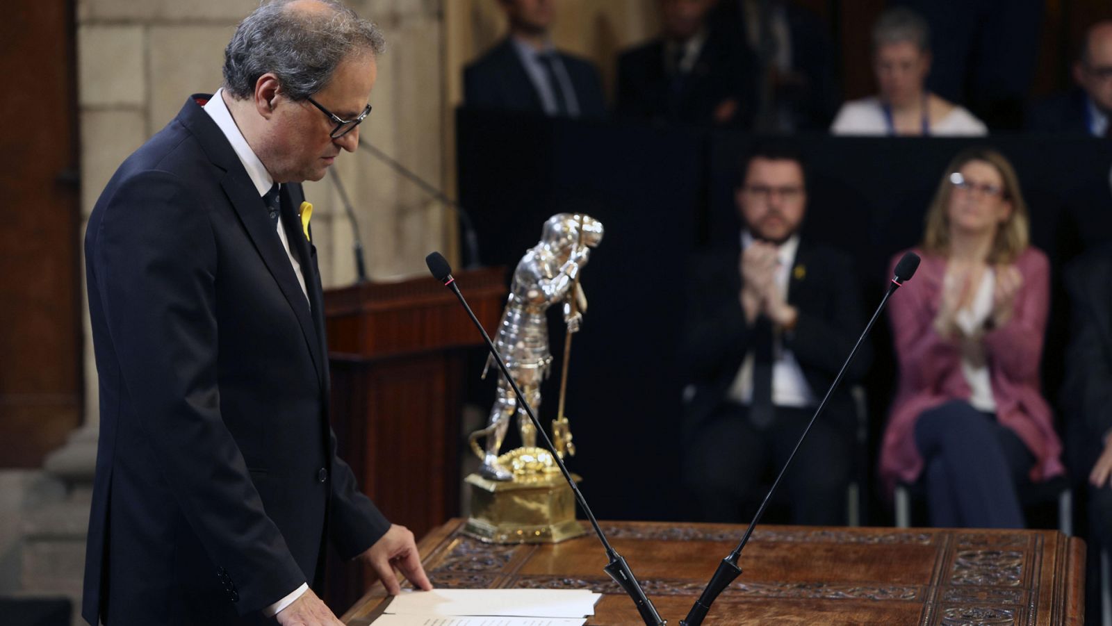 Sin programa: Discurso íntegro de Quim Torra en el acto de posesión del Govern | RTVE Play