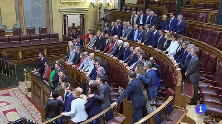 Telediario 1 - Pedro Sánchez estrena su agenda como presidente del gobierno