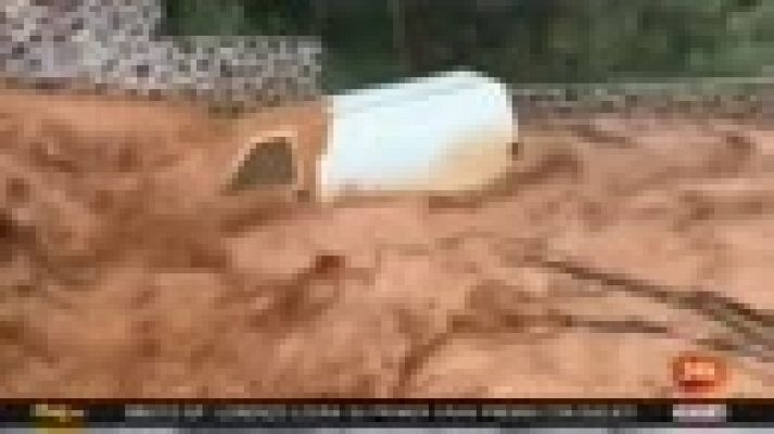 Informativo 24h - Las lluvias torrenciales causan incidentes e inundaciones en Valencia, Albacete y Murcia