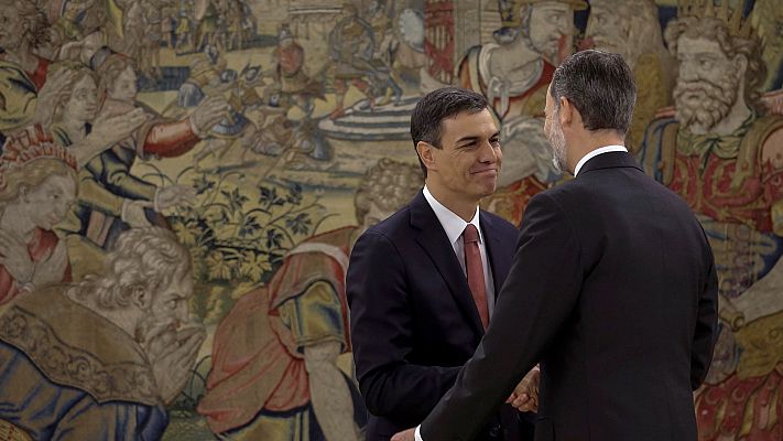 Sánchez estrena su agenda oficial con el presidente de Ucrania mientras perfila su Gobierno