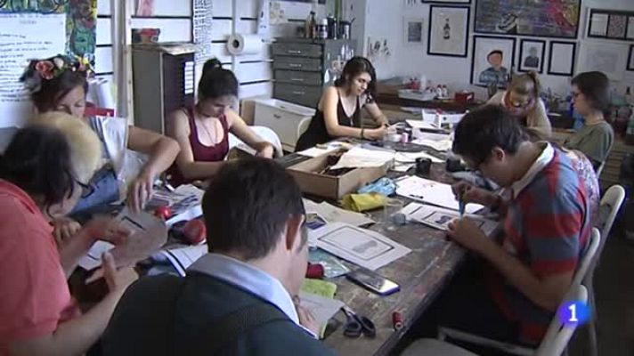 Telediario 1 - La Casa de Carlota, un estudio de diseño singular