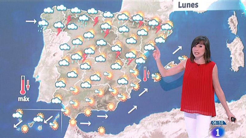 Este lunes habrá chubascos fuertes en Galicia y Asturias