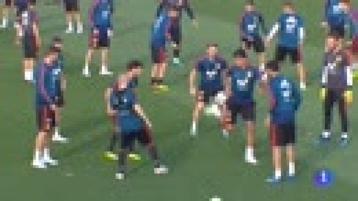 Telediario 1 - Ramos y Isco ya entrenan con la selección