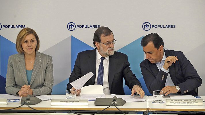 Rajoy reúne al Comité Ejecutivo del PP para analizar la situación tras perder el Gobierno por la moción de censura