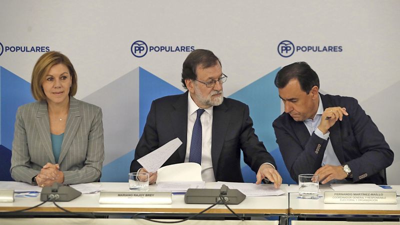 Rajoy reúne al Comité Ejecutivo del PP para analizar la situación tras perder el Gobierno por la moción de censura