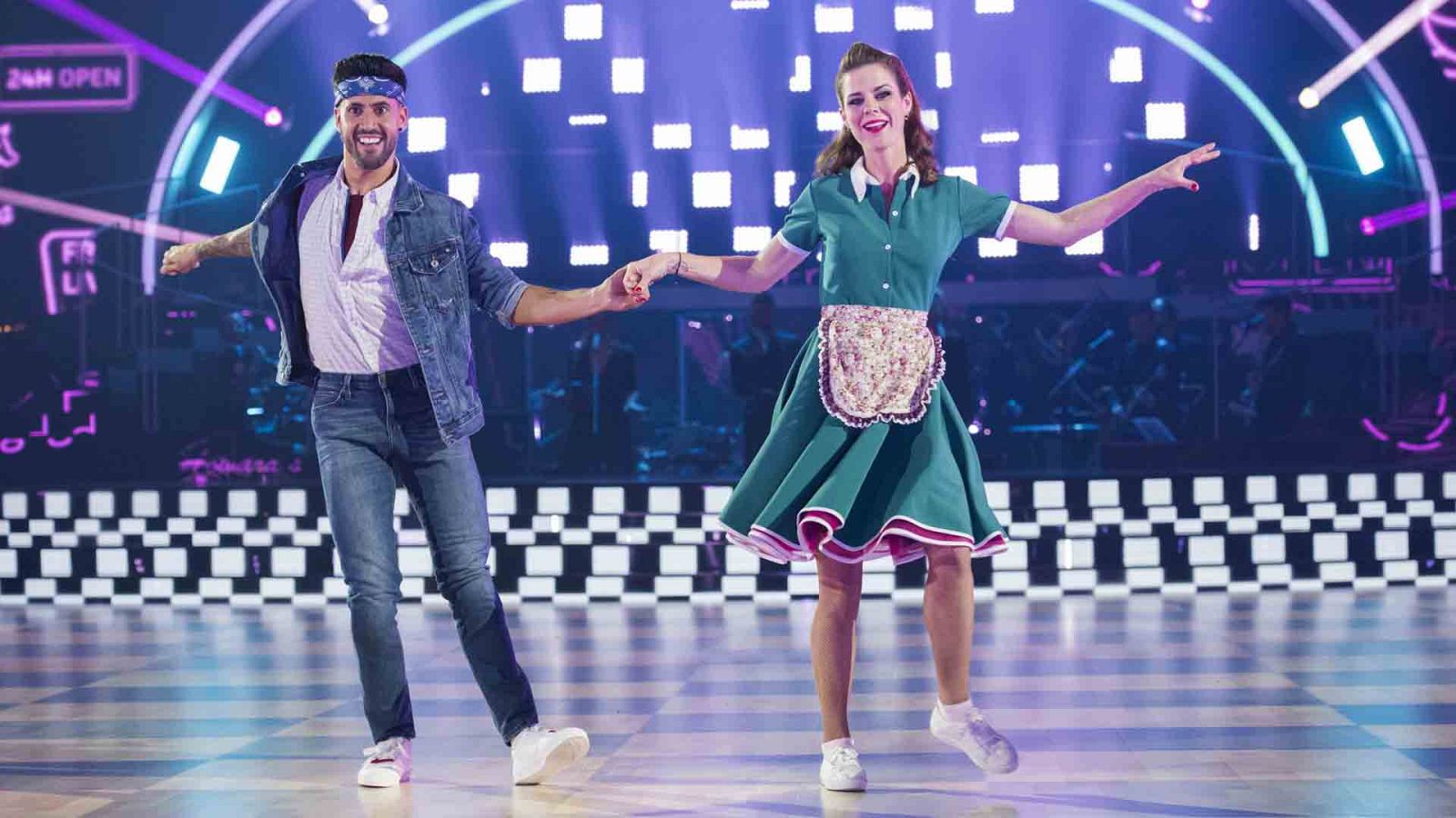 Bailando con las estrellas - Amelia Bono y Rubén Rodríguez bailan "Johnny B.Goode"