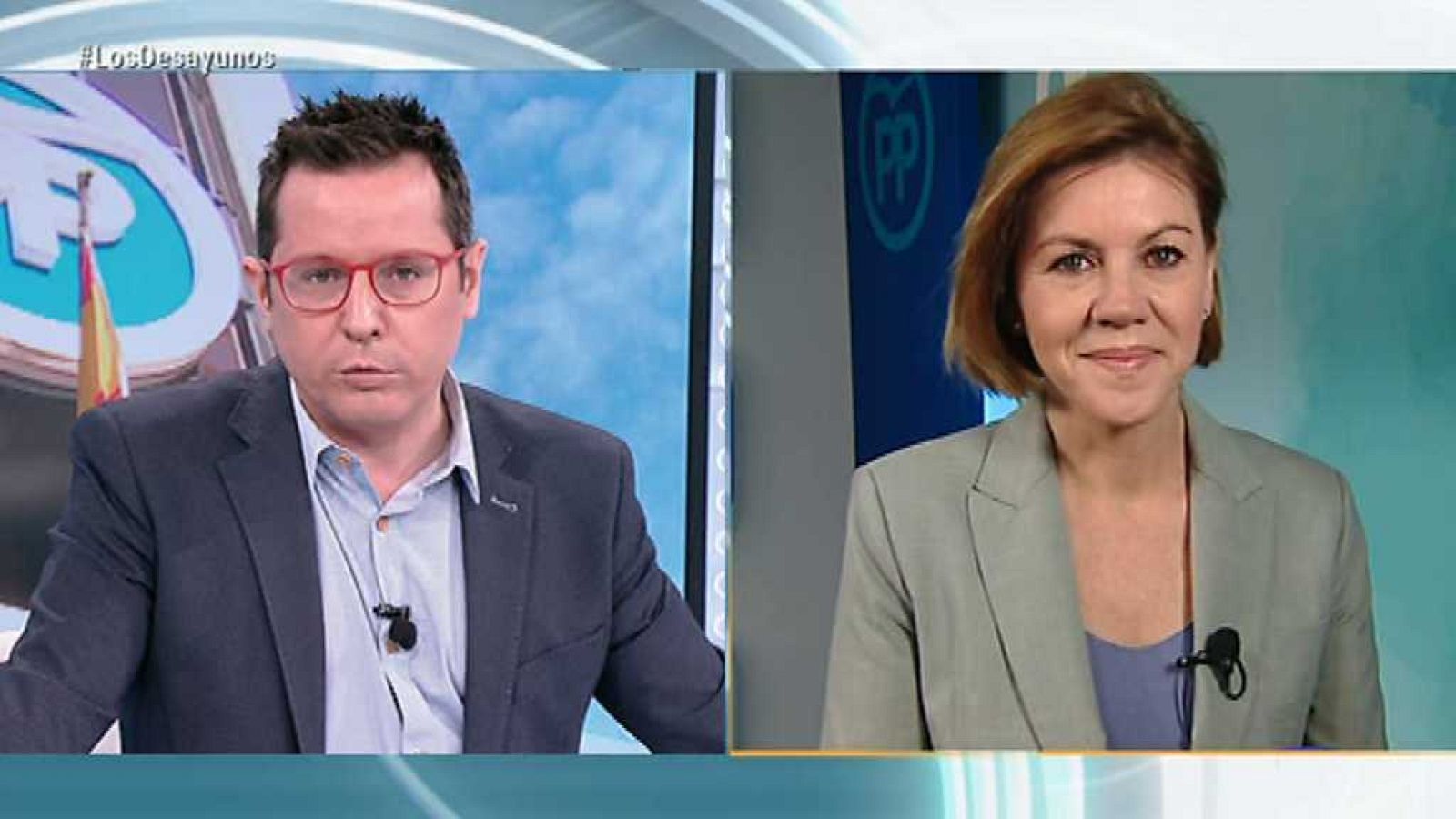Los desayunos de TVE - María Dolores de Cospedal, secretaria general del PP - ver ahora