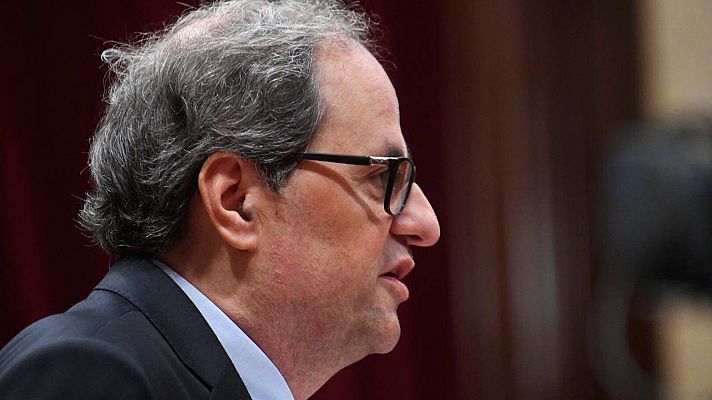 Telediario 1 - Torra promete diálogo con Sánchez pero advierte de que no se "rendirá" con la república